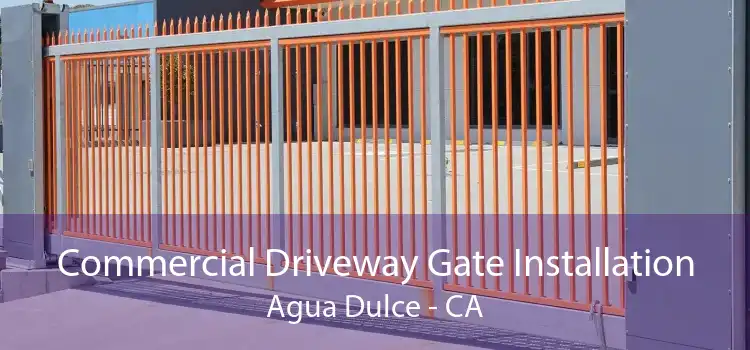 Commercial Driveway Gate Installation Agua Dulce - CA