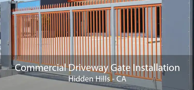 Commercial Driveway Gate Installation Hidden Hills - CA