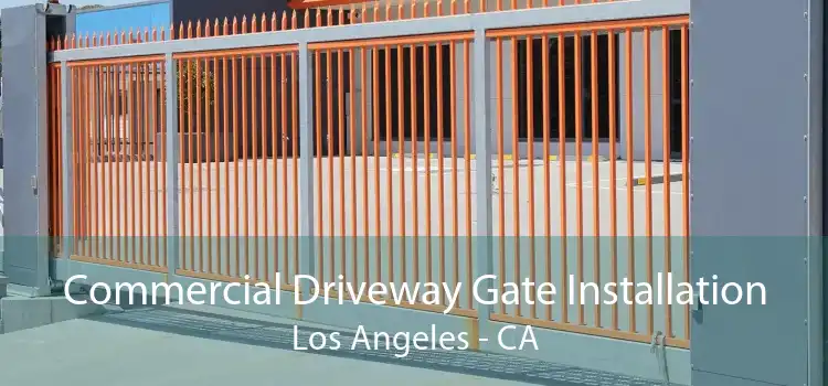 Commercial Driveway Gate Installation Los Angeles - CA