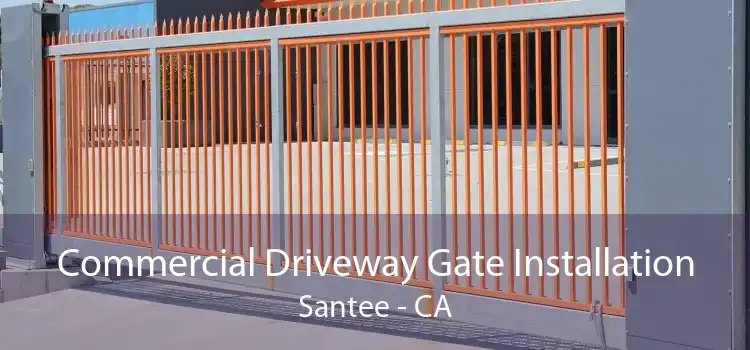 Commercial Driveway Gate Installation Santee - CA