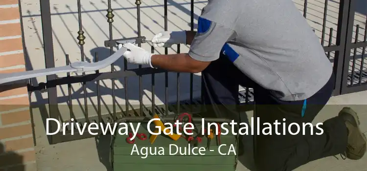 Driveway Gate Installations Agua Dulce - CA