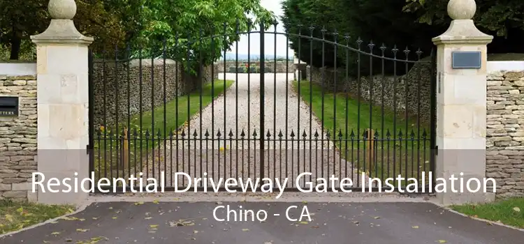 Residential Driveway Gate Installation Chino - CA