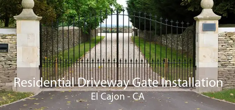 Residential Driveway Gate Installation El Cajon - CA