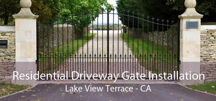 Residential Driveway Gate Installation Lake View Terrace - CA